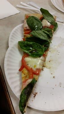 Half margherita slice