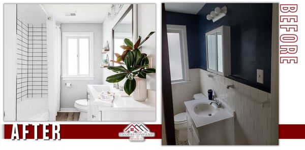 Bathroom transformation