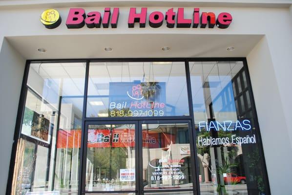 Van Nuys bail bonds front exterior view