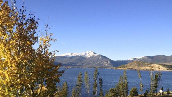 Mountain Escape: This is the view from our balcony in autumn