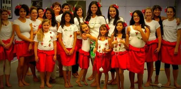 Christmas Hula Class