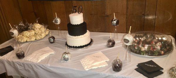 Our client Mr. Brown's 50th birthday celebration.