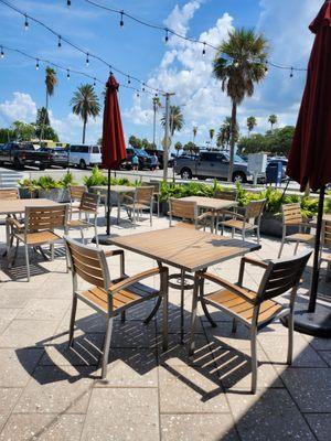 Outdoor seating only (small counter with 4 bar stools inside)