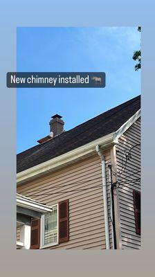 New chimney installed