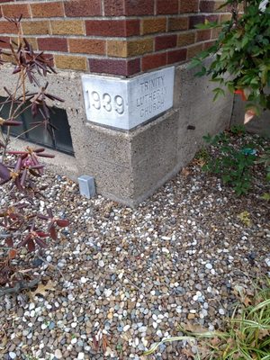 Cornerstone set in 1939.