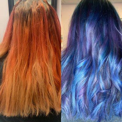 Fashion color makeover