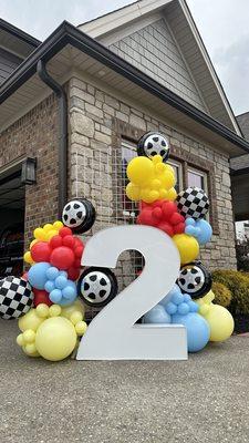 Number 2 marquee rental for 2nd birthday #marquee rental #louisville