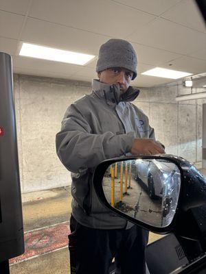 Male employee at Target on New York Ave.