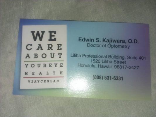 Dr. Kajiwara's new location. Check it out!