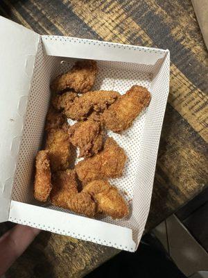 Awful dried out nasty nuggets