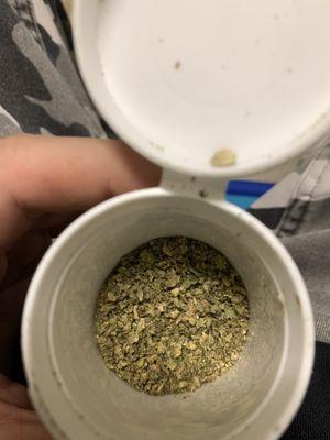 Ground up seeds