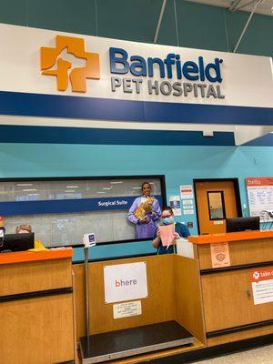 Inside at Banfield Pet Hospital