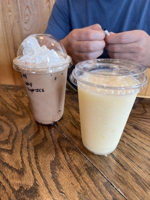 Iced mocha Frozen lemonade