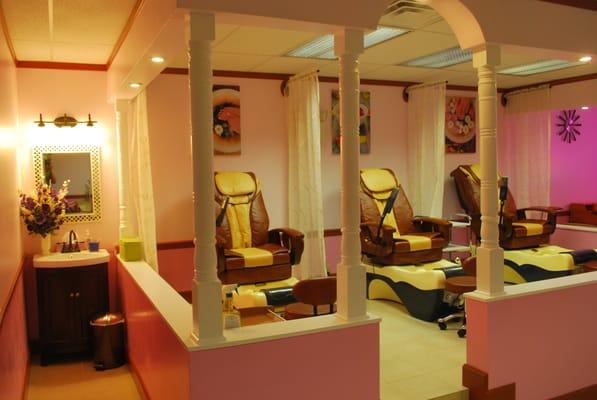 Pinkies N Toes Pedicure Area