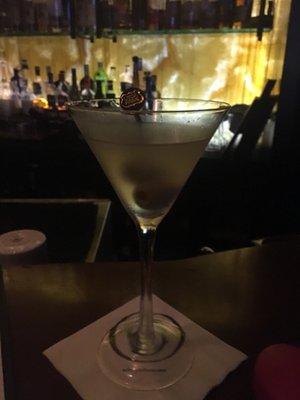 Filthy dirty HH vodka martini $10 and perfectly made!