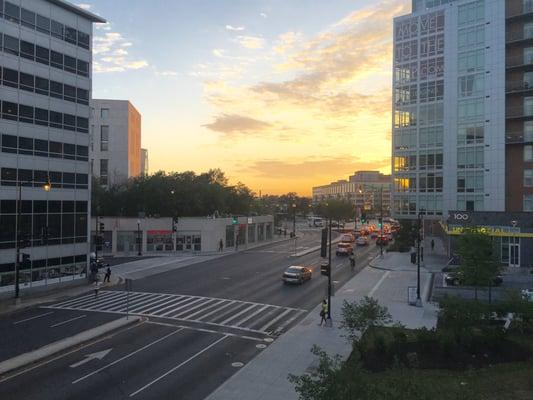 View from Metro Bike Trail: the intersection of Florida and 2nd Streets NE. Quiet 17 is adjacent to 5 Guys and across from UnionSocial.