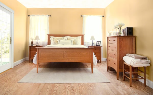 Our American Shaker Bedroom Furniture. Made locally in Vermont from sustainably harvested wood.