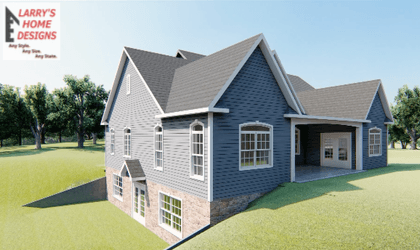 Modern Farmhouse by Larry's Home Designs - Basement Entrance