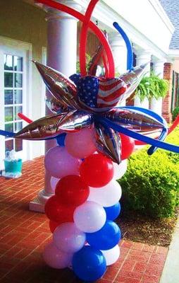 Patriotic EXPLOSION column!