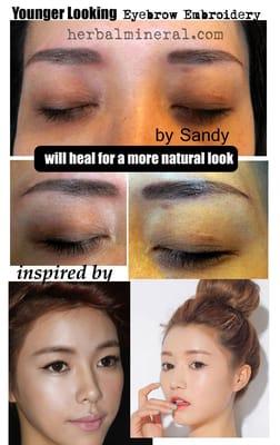 Youthful Looking Eyebrow Embroidery