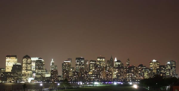 Balcony view from the Liberty House Restaurant, Jersey City New Jersey, at Byram's 100th Anniversary Celebration.