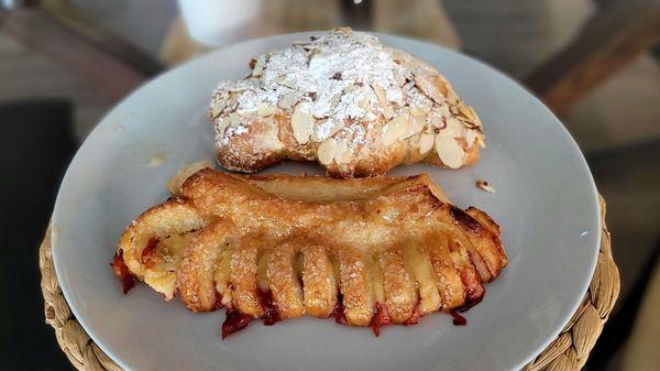 Almond Croissant and Guava Cheese Strudel