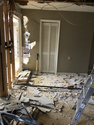 Interior demolition