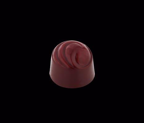 Raspberry Regal - 66% dark chocolate shell filled with dark chocolate raspberry ganache