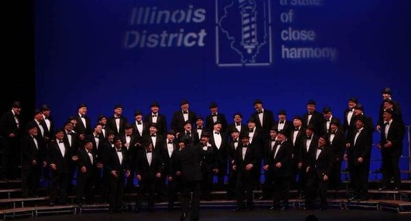 The New Tradition Chorus at the 2015 Illinois District chorus competition.