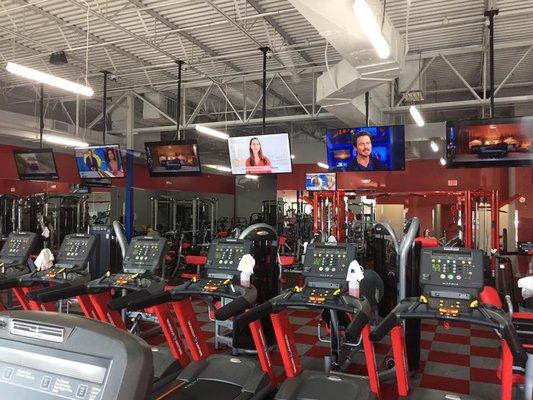 Television to watch while you workout!