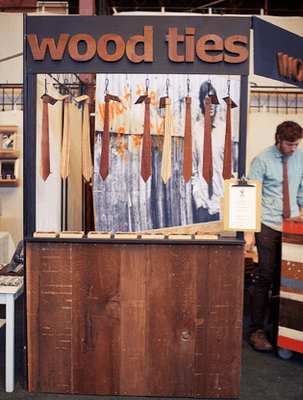 Amazing wooden ties made in SF by WoodThumb