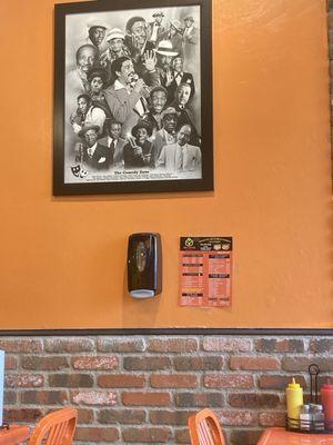 Love the old photos of The Black Comedians and Artists On The Walls. So much History!