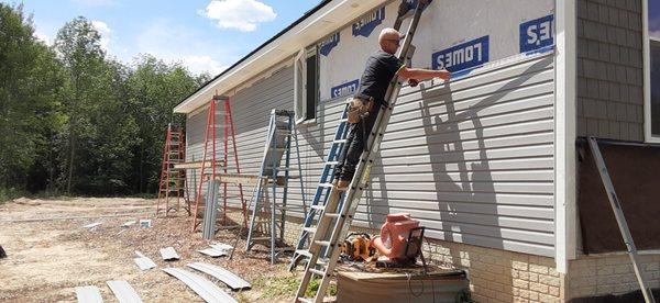 New Construction siding.