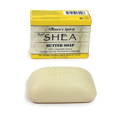 Renew your skin Discover new luminous skin with this raw shea butter soap. Raw Shea butter moisturizes,while vitamin E strengthens your skin