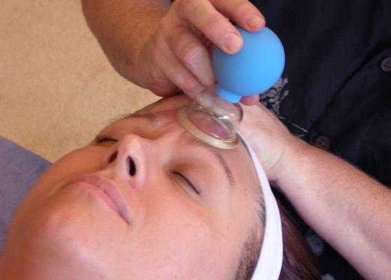 Face Cupping for Sinus, Lymp, Tightening and Toning