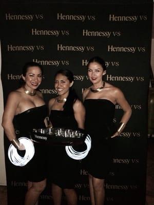 Hennessy girls on Friday nights with Magic 92.5 and Dj Shy !!!!!!!