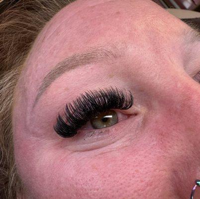 Volume eyelash extensions