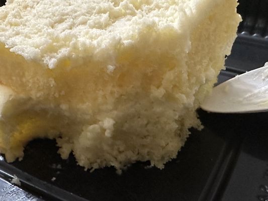 Tres Leches Cake, DRY, WHERES THE (3) MILKS There wasn't a drop of milk in or on top of this cake. Nothing on the top, No Strawberry on the