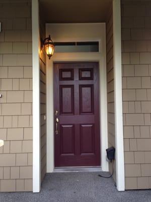 Front Door Finish