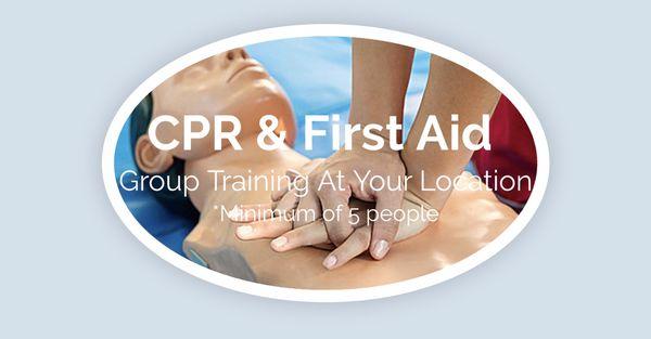 CPR & First Aid at your location