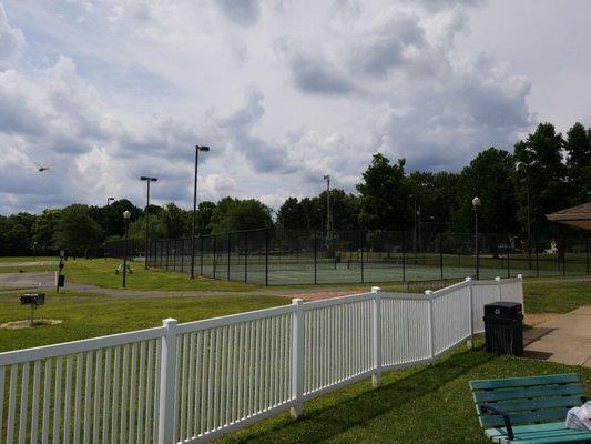 Tennis courts