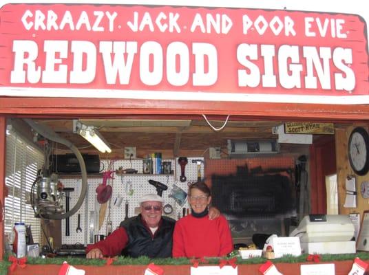 Crraazy Jack & Poor Evie's Redwood Signs & Crafts