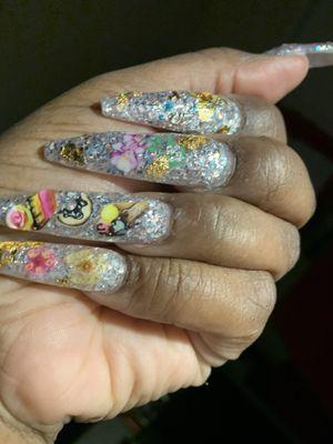 Junk nails $140. Freestyles this length