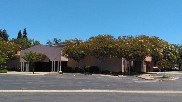 Across the parking lot is the parish center.  You will be hard pressed to find uptight people here; relax, walk over, and eat some pancakes.