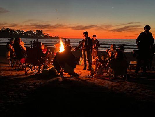 Campfire Havdalah at La Jolla Shores