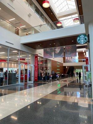 Bookstore (Shoppe) and Starbucks.