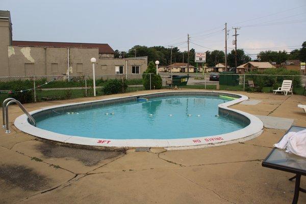 Pool at the Steelhead Inn, Erie, PA - August 19, 2018