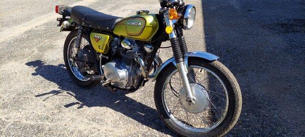 1972 Honda CL350 we restored