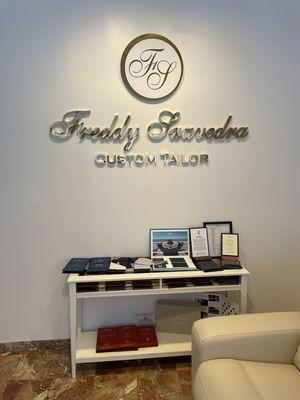 Freddy Saavedra.  Custom Tailor.