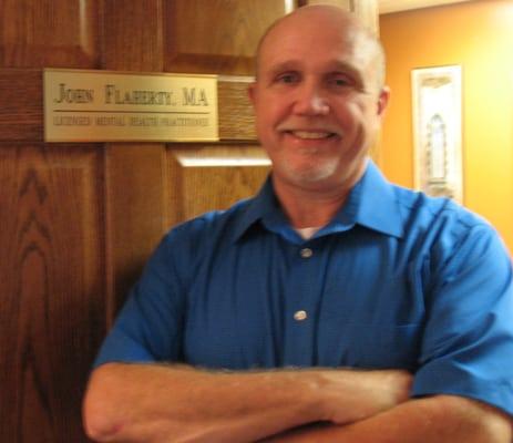 John Flaherty MA is a Licensed Independent Mental Health Practitioner and Certified Professional Counselor.